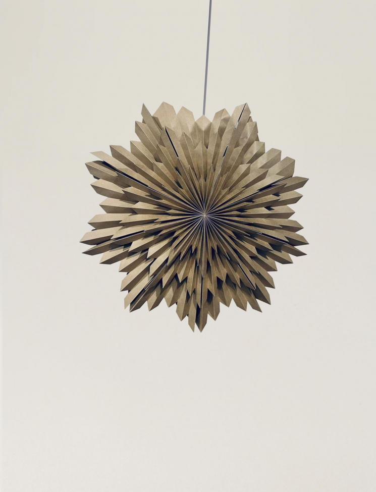 Gwiazda adwentowa 'Oslo' 80cm - Brązowa