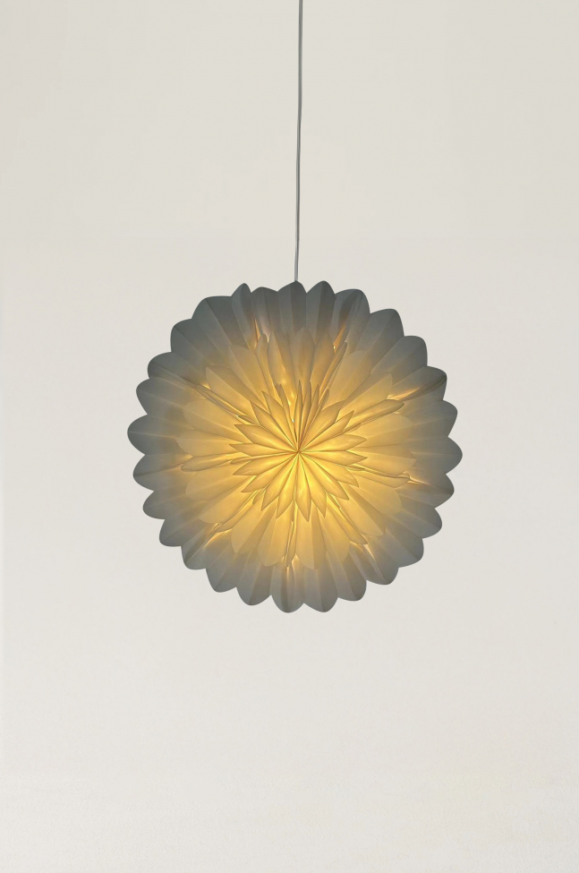 Gwiazda adwentowa 'Lotus' 45cm - Biała