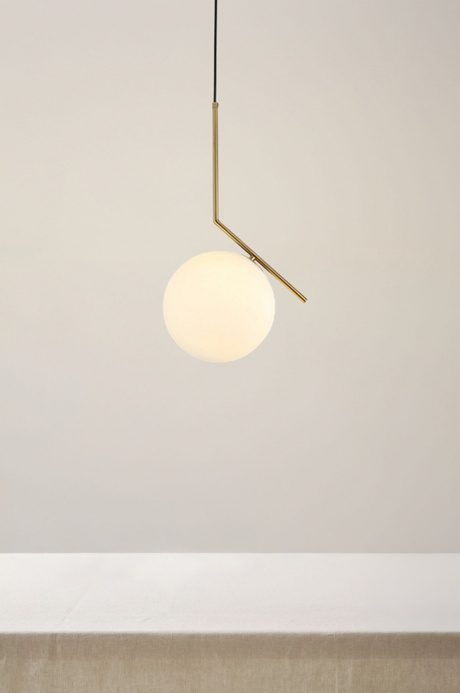 Lampa sufitowa 'Bellini' S - Mosiądz