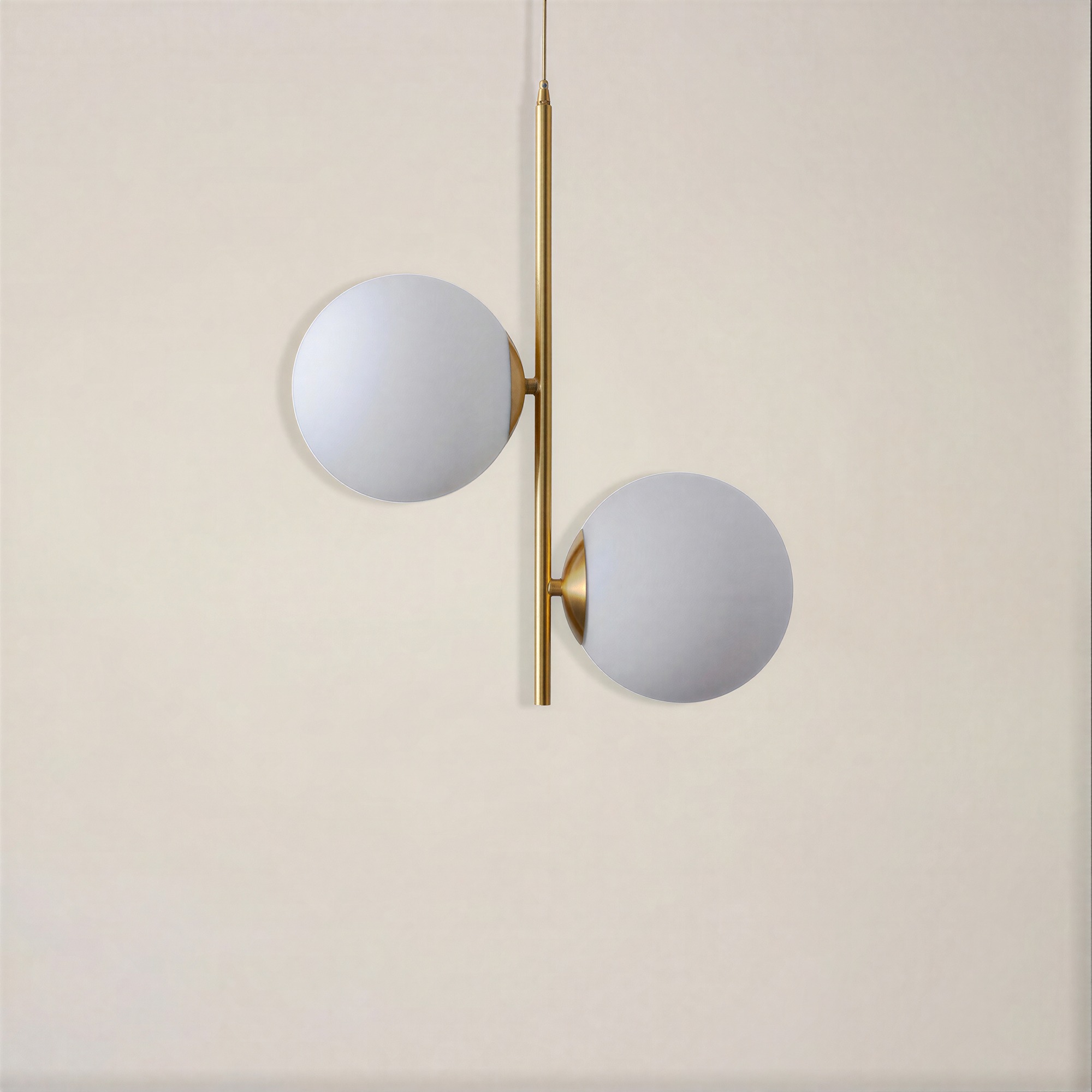 Lampa sufitowa 'Creme Satin' - Mosiądz