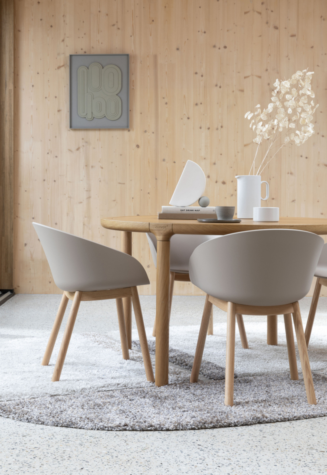 Fotel 'Void' - Naturalny/Beżowy