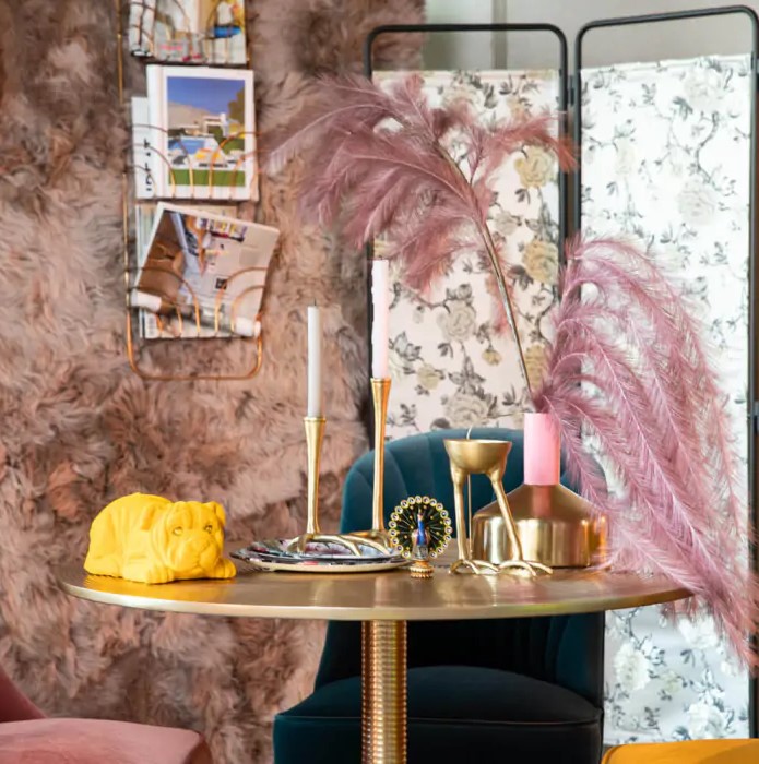 Stół 'Hypnotising' Okrągły 92cm - Złoty