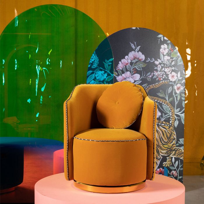 Fotel 'Sassy' - Ż&oacute;łty