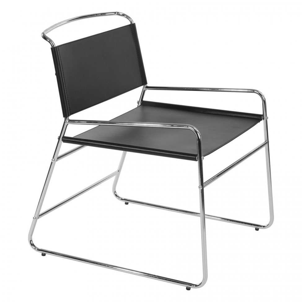 Krzesło 'Lucca' - Czarny