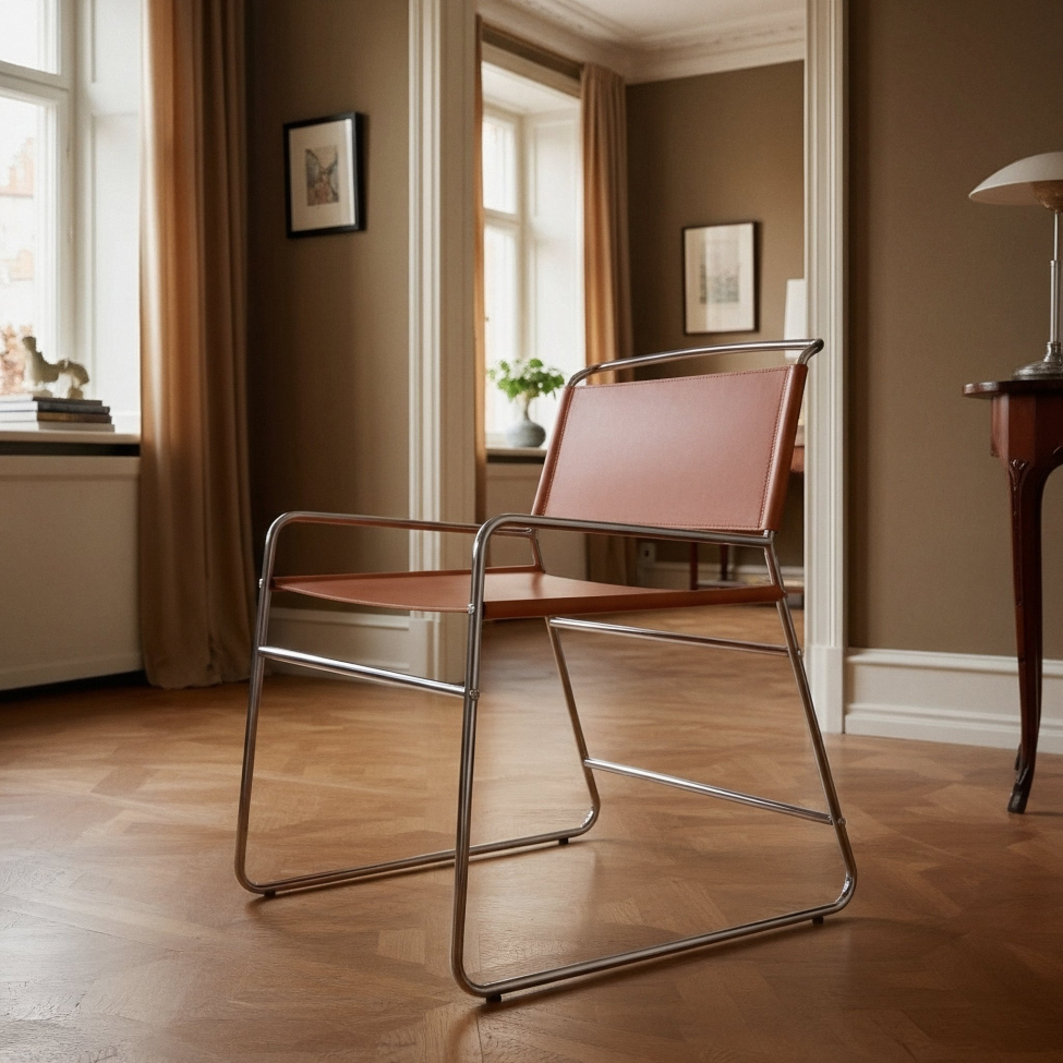 Krzesło 'Lucca' - Brązowy