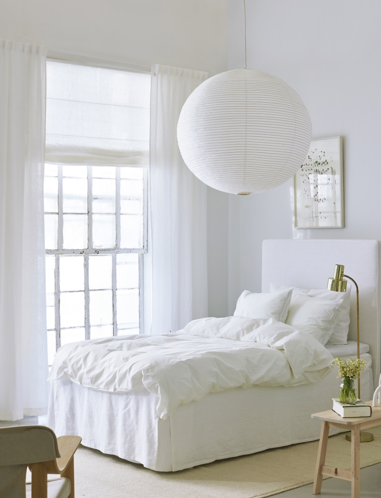 Pokrowiec na łóżko 'Miramar' 90x220x52 - Biały