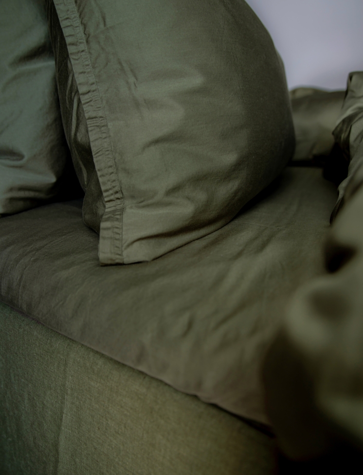 Prześcieradło 'Soul' 160x270 - Zielony