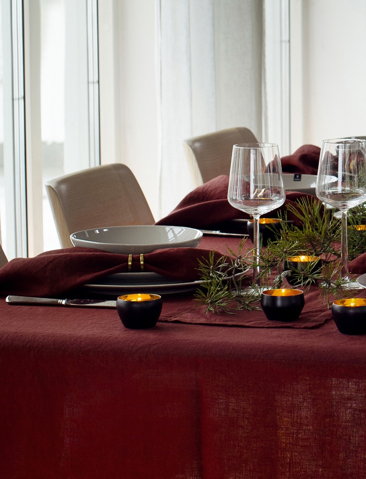 4-pak Serwetka 'Sunshine' 45x45 - Czerwony