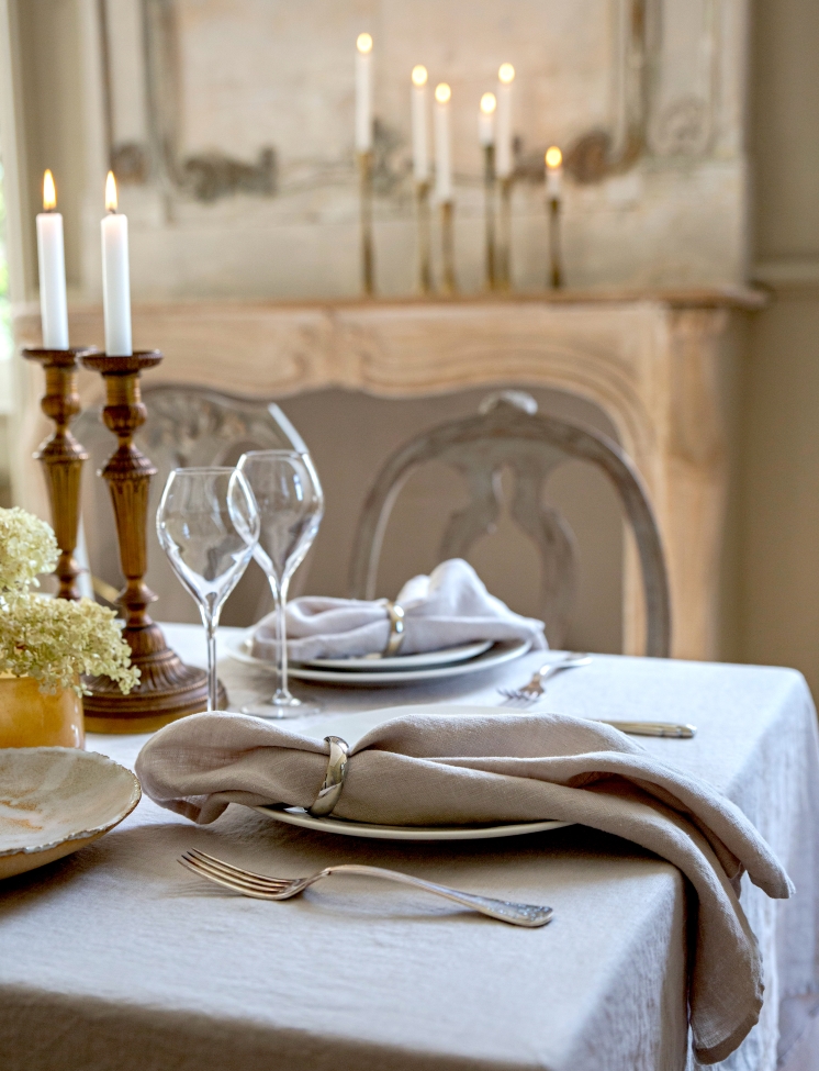 Pierścień serwetkowy 'Monaco' Okrągły 4cm 4-pak - Srebrny