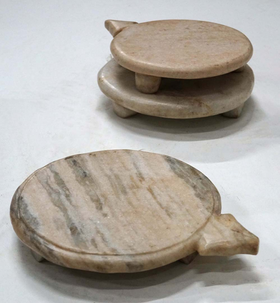 Marmurowa taca 'Will' - Okrągła