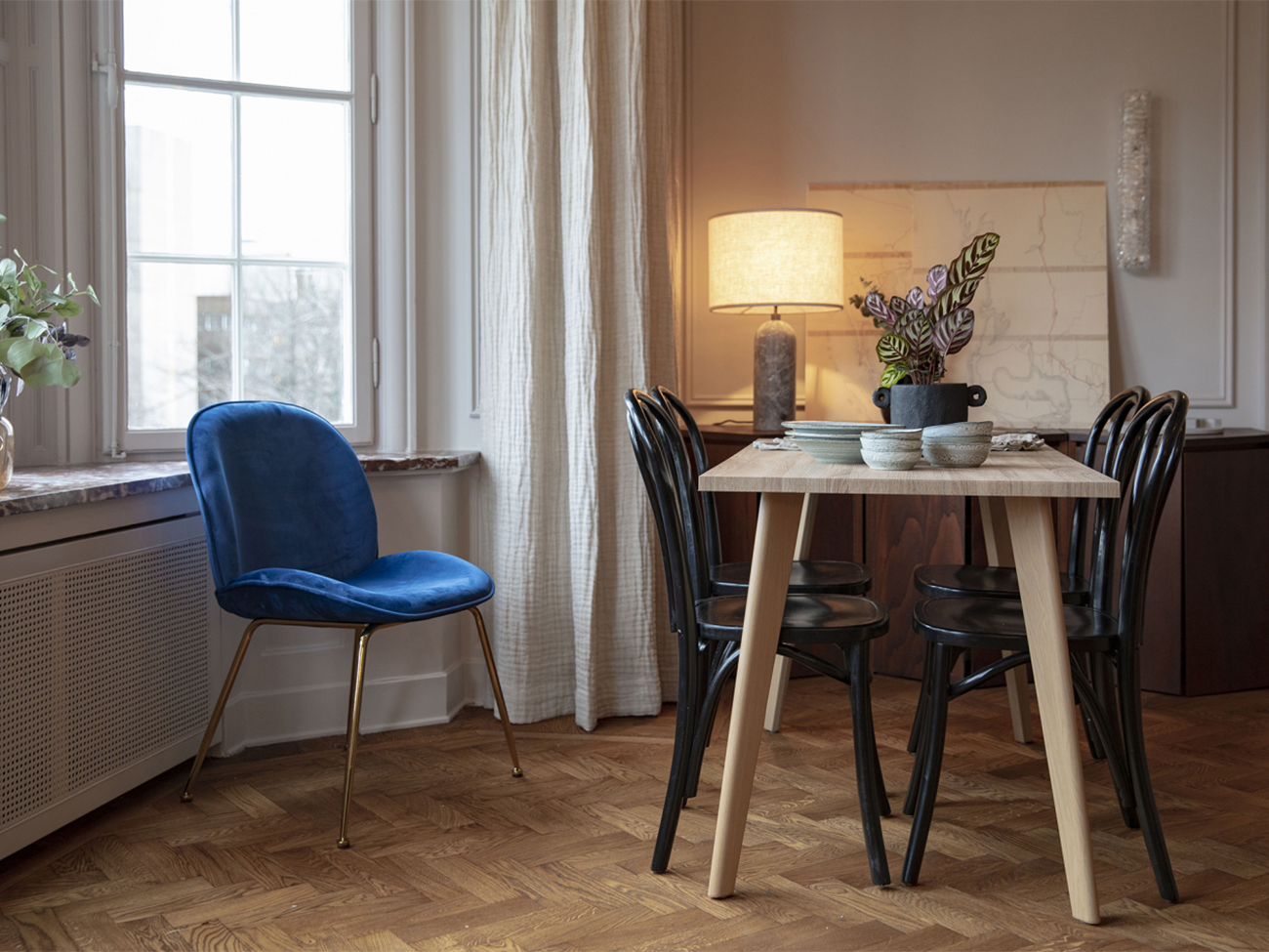 Stół jadalny 'Nordisk' 120x70cm - Dąb