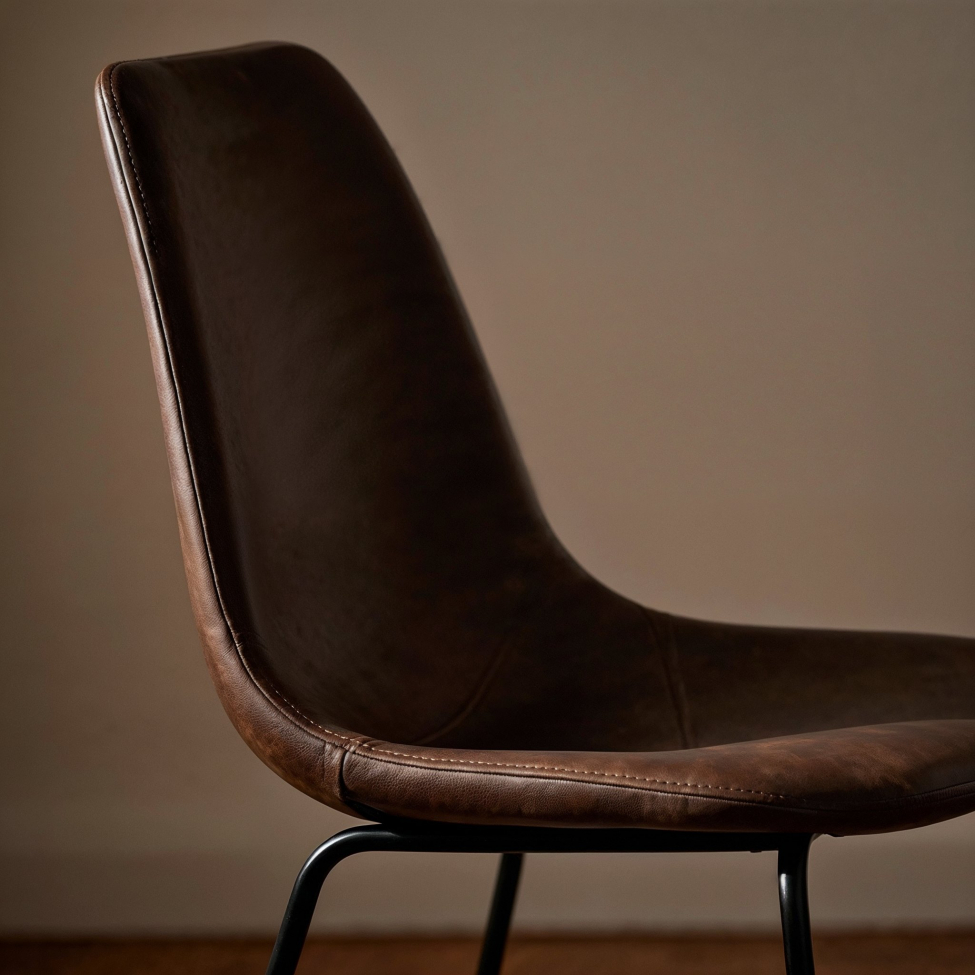 Krzesło 'Retro' - Brązowy