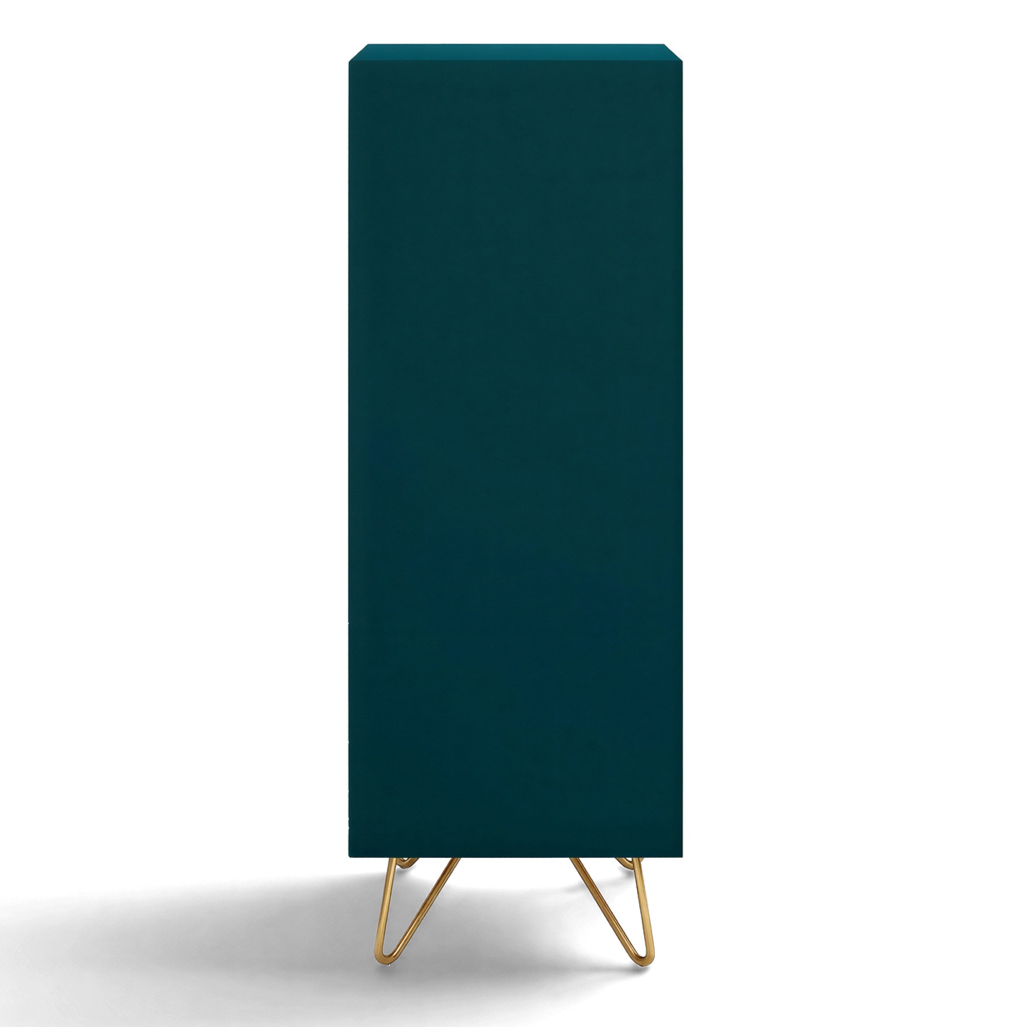 Komoda 'Elle' 45x110 - Turkus/Mosiądz