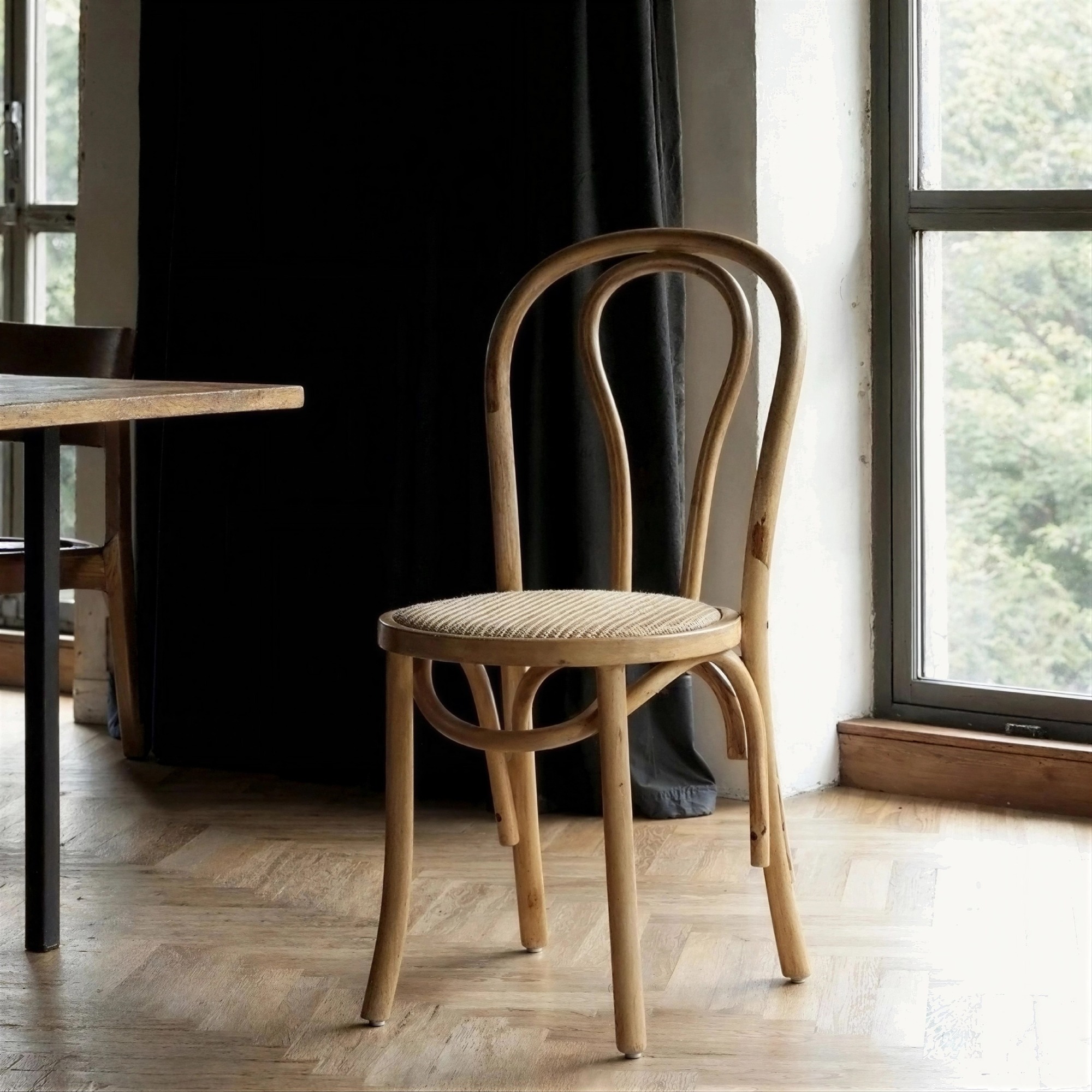 Krzesło 'Bistro' - Wicker/Naturalna