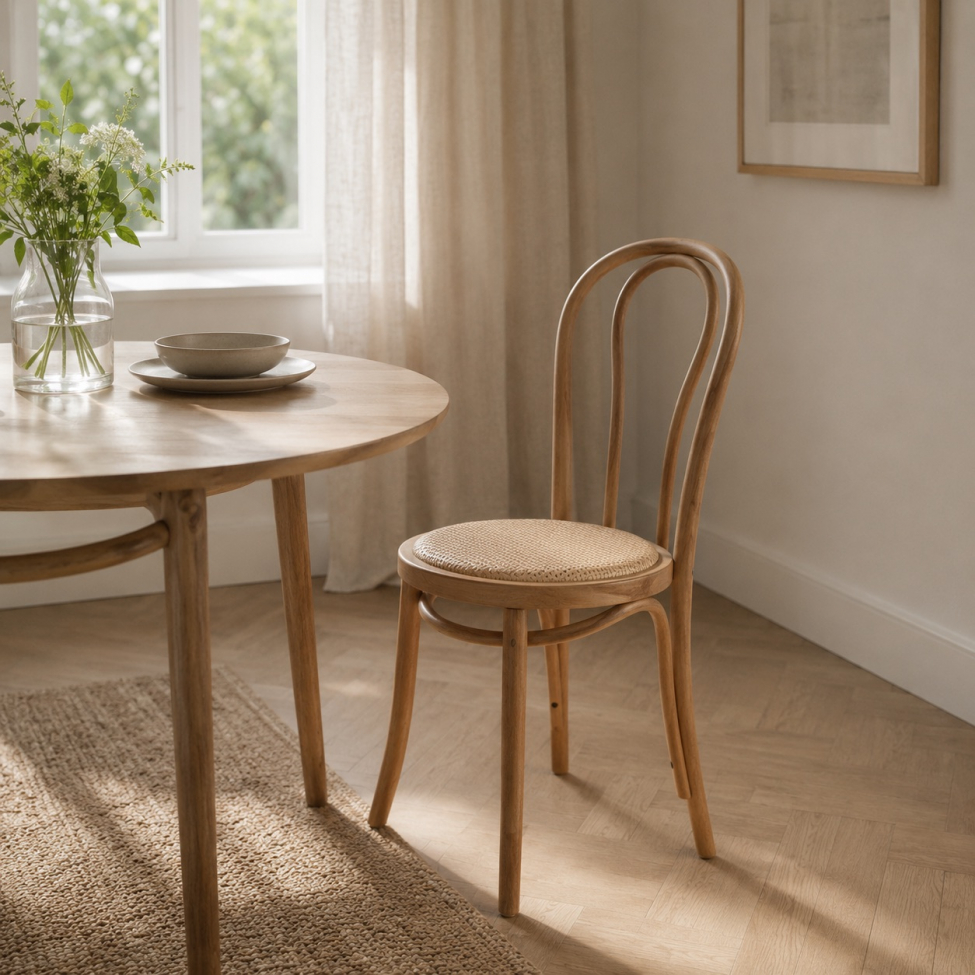 Krzesło 'Bistro' - Wicker/Naturalna