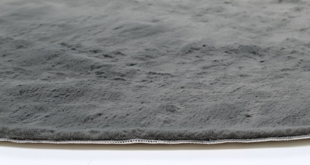 Okrągły dywan 'Aranga Super Soft' - Antracyt