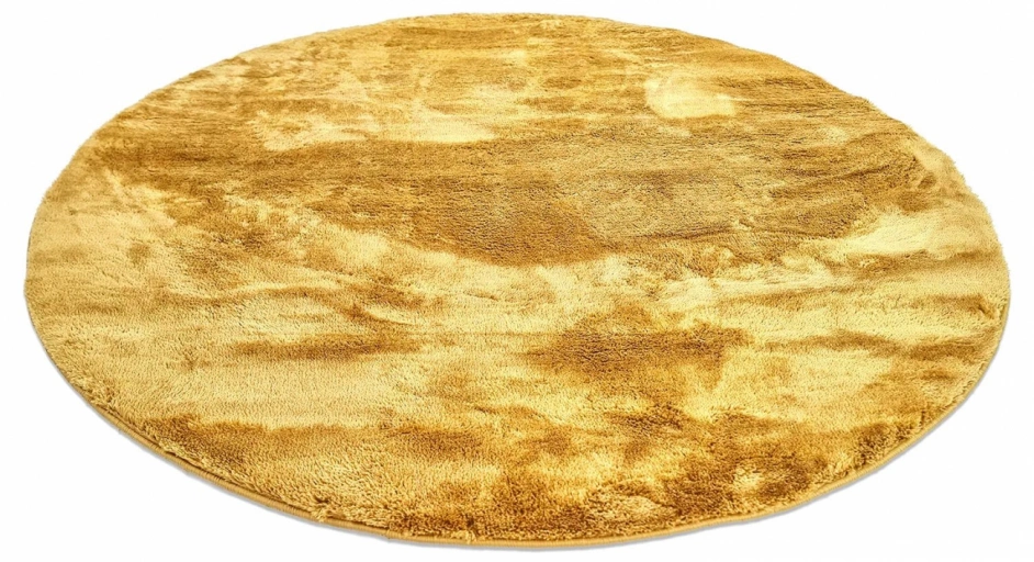 Dywan okrągły 'Aranga Super Soft' - Pomarańczowy