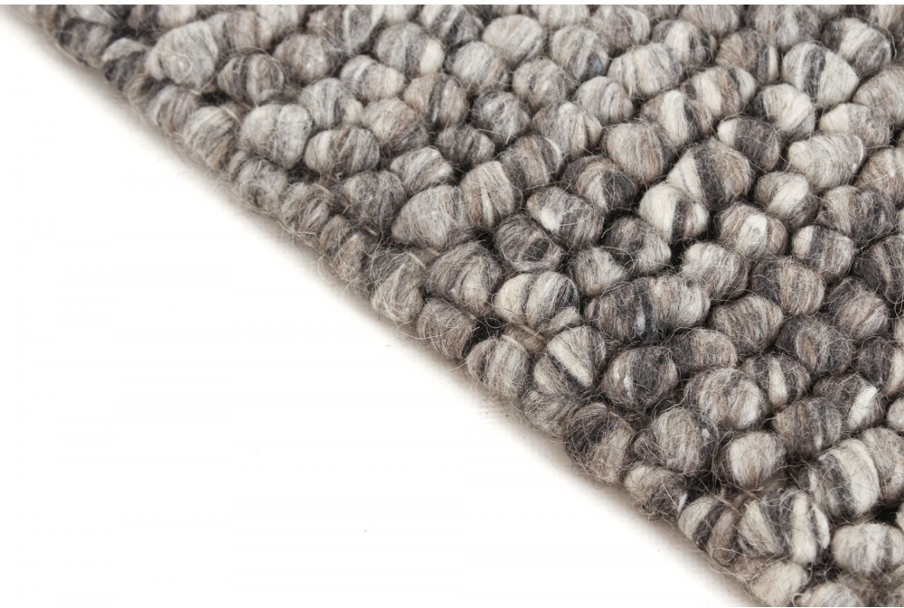 Dywan wełniany 'Avafors Wool Bubble' - Szary