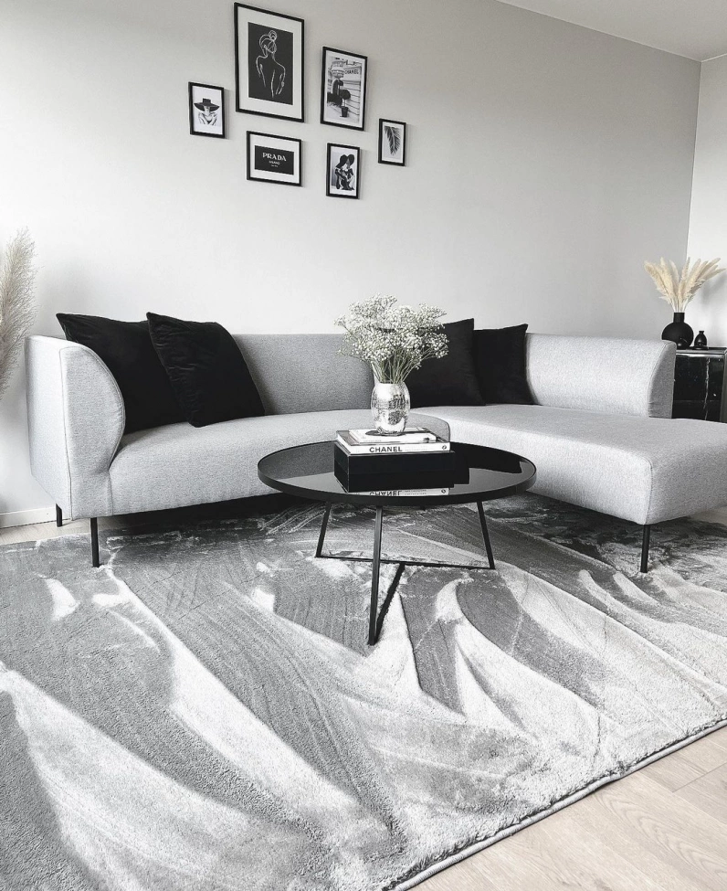 Dywan rya 'Aranga Super Soft' - Szary