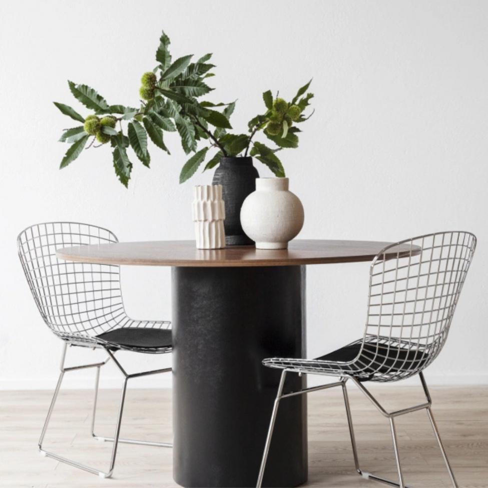 St&oacute;ł 'Rounded' Okrągły 120cm - Orzech