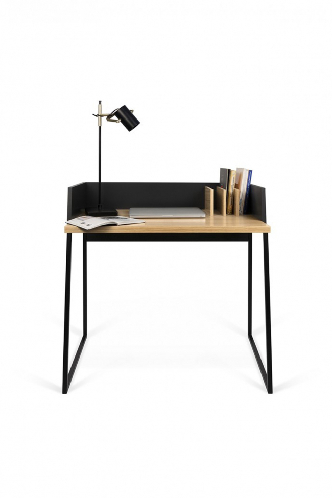 Biurko 'Kenneth' - Dąb/Czarny