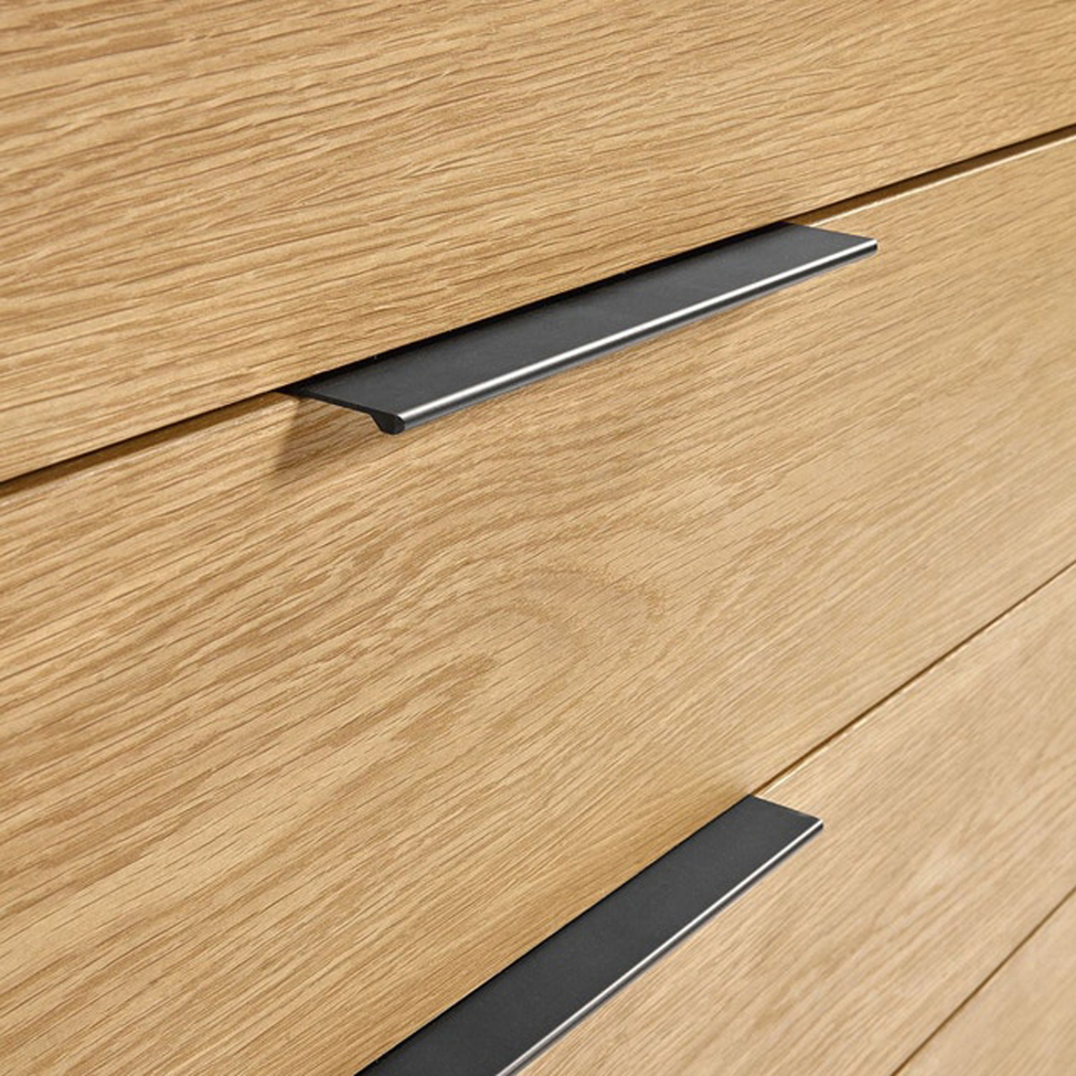 Komoda 'Koln' - Dąb/Czarny