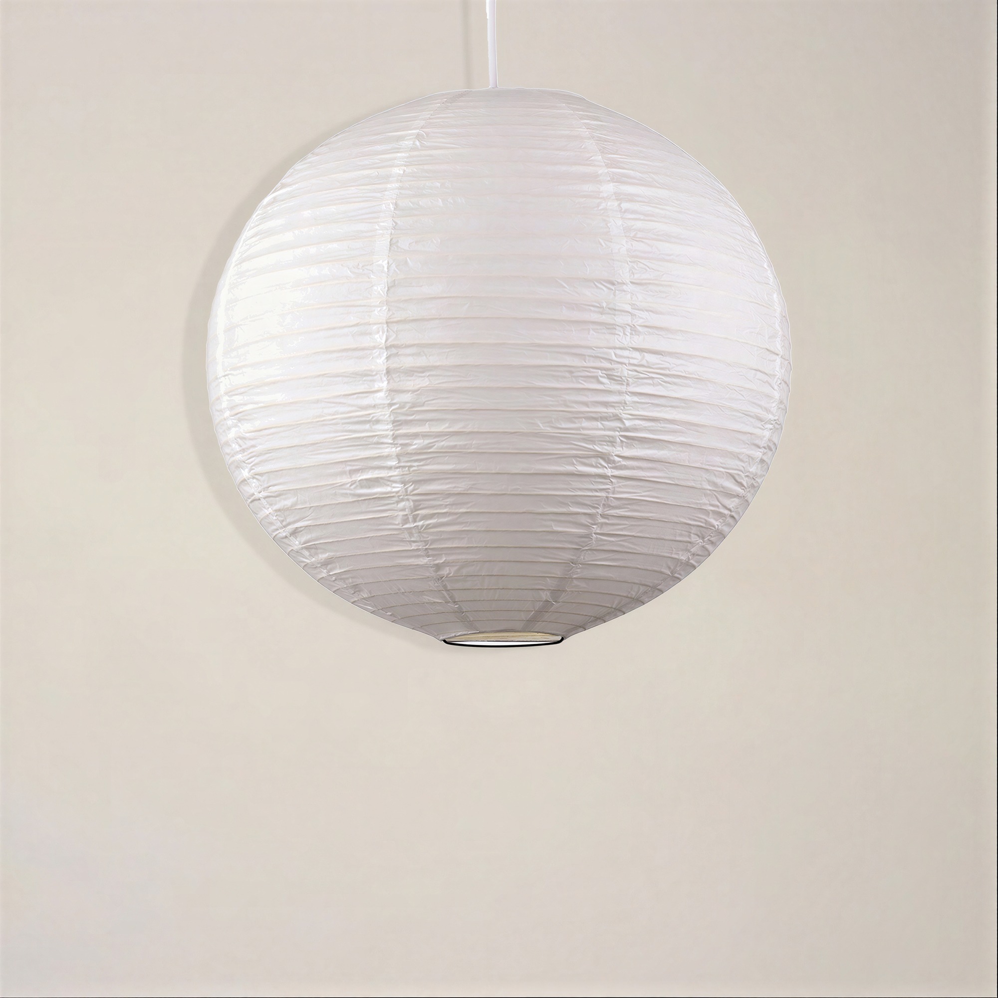 Lampa ryżowa 'Lycka' - Biała 40cm