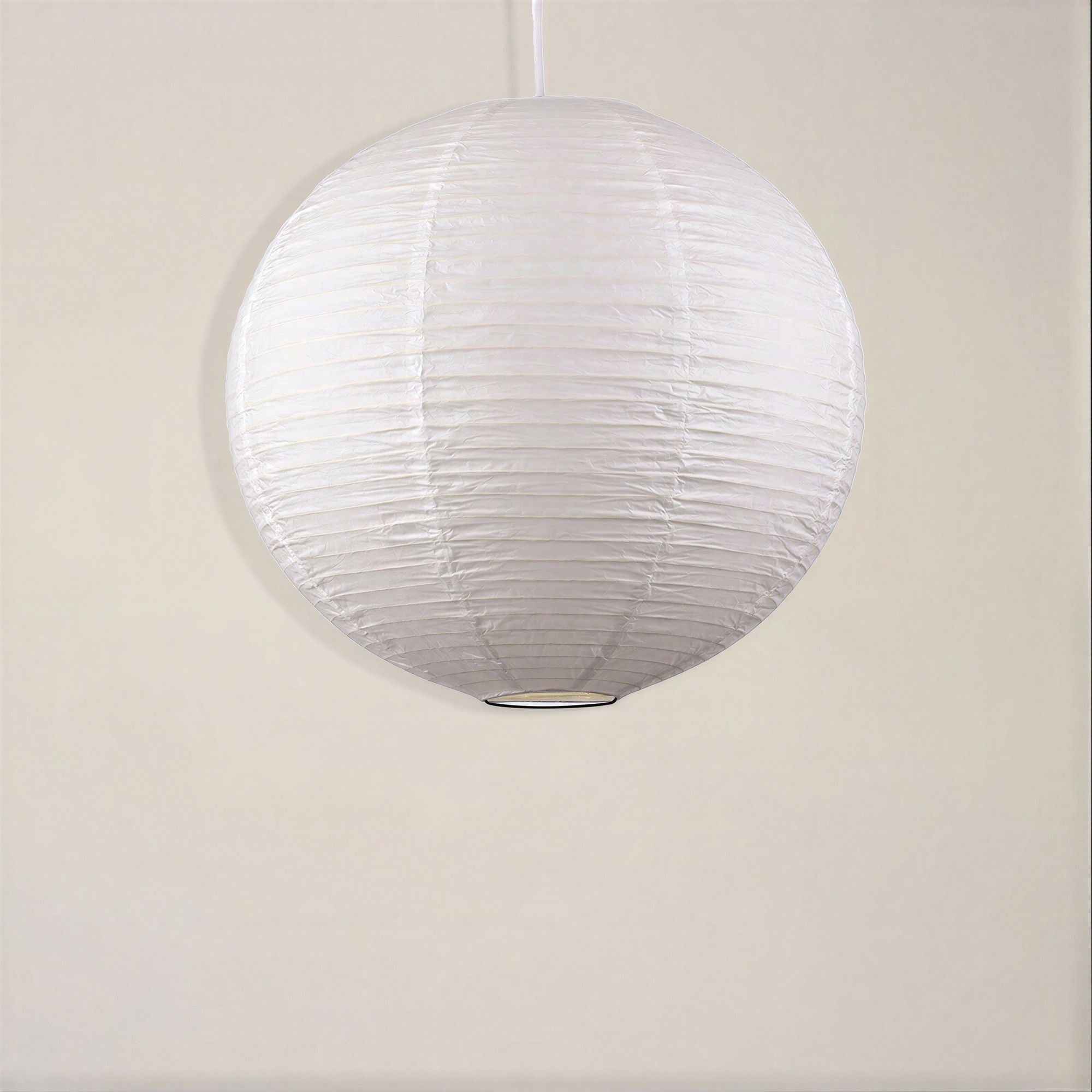 Lampa ryżowa 'Lycka' - Biała 50cm