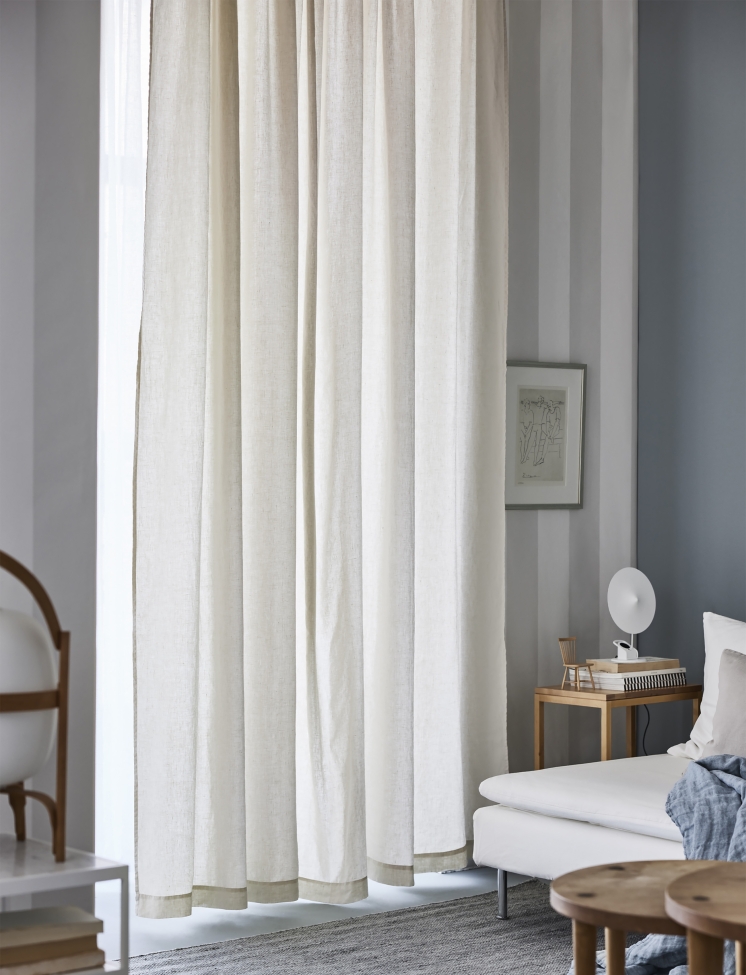 Firanka 'Sunrise' 140x250 - Beż