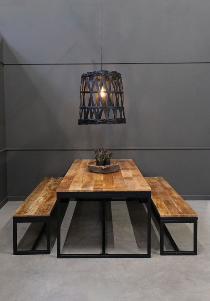 Stół jadalny 'Ronaldo' 200x100cm - Drewno