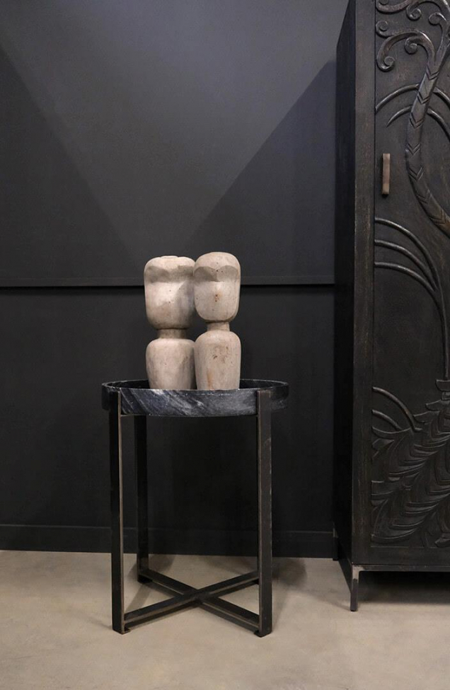 Stół marmurowy 'Harvard' - Czarny