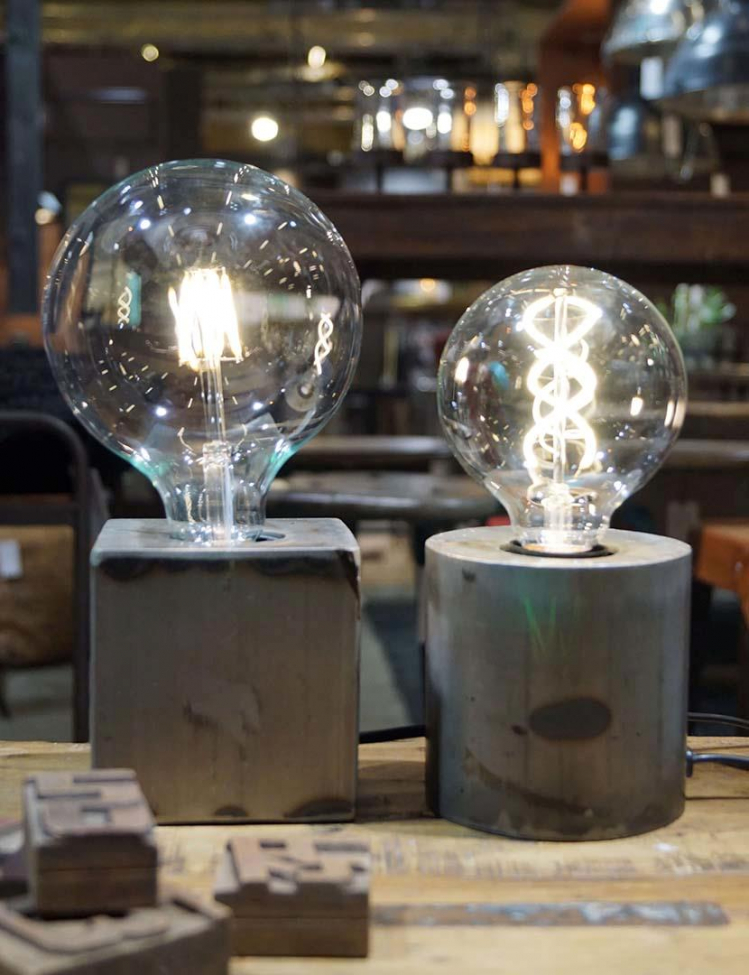 Lampa stołowa 'Fabio' - Szary