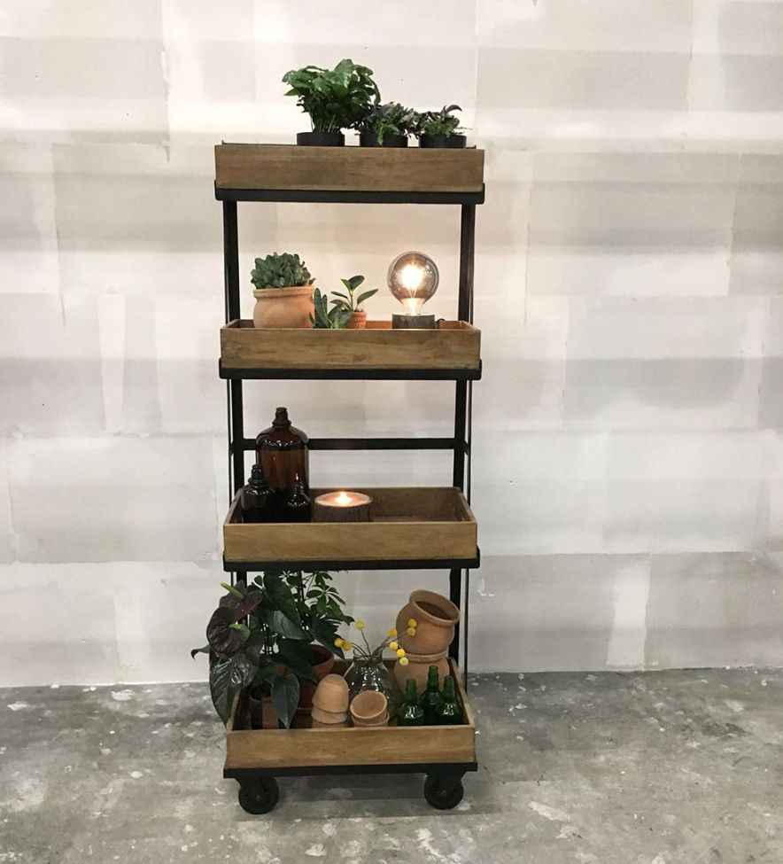 Lampa stołowa 'Fabio' - Szary