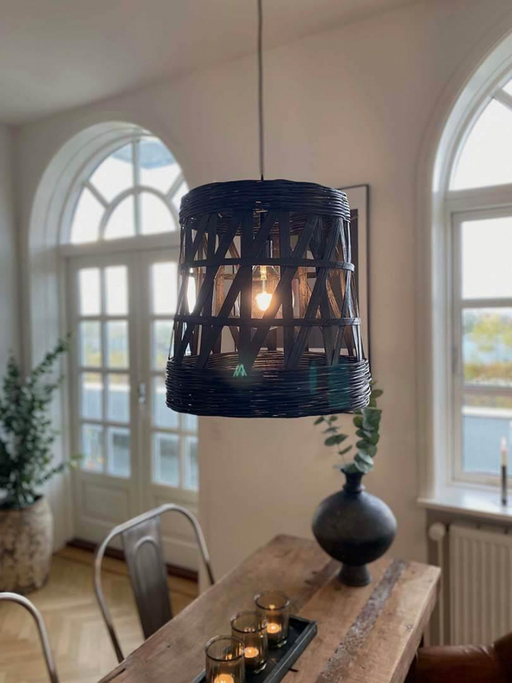 Lampa sufitowa 'Tulda' - Czarna