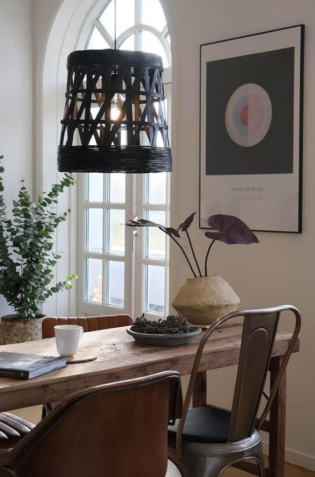 Lampa sufitowa 'Tulda' - Czarna