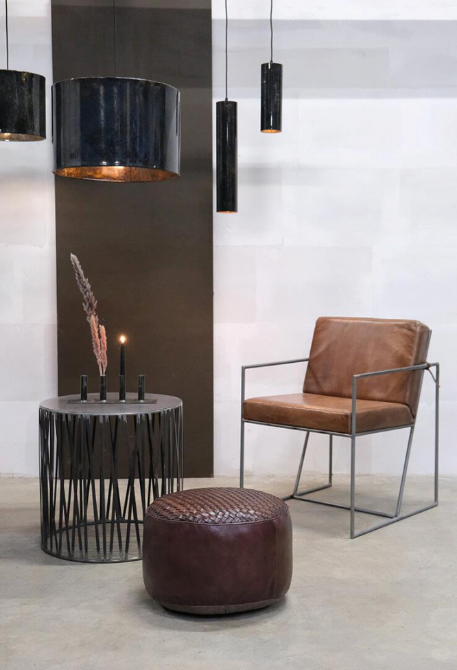 Lampa sufitowa 'Jonah' Cylinder S - Granatowy