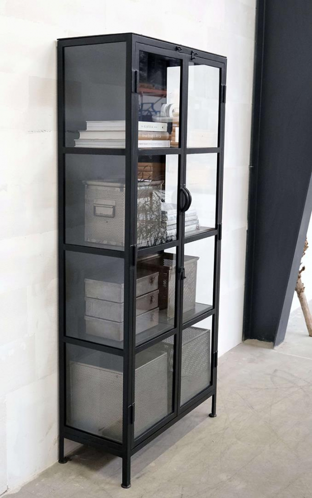 Witryna 'Spencer' - Czarny