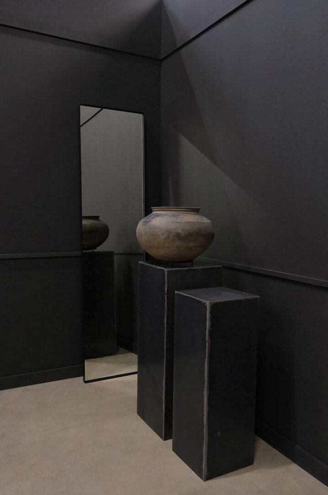 Lustro podłogowe 'Alex' - Czarne