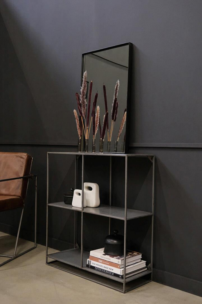 Lustro ścienne 'Alex' - Czarne