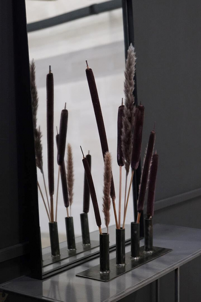 Lustro ścienne 'Alex' - Czarne