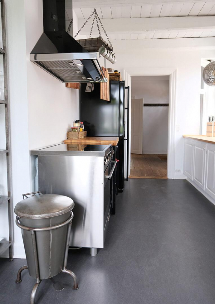 Kosz na pedał 'Klapp' - Żelazo