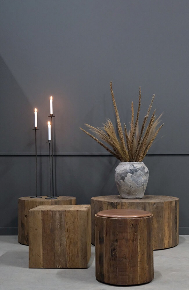 Świecznik 'Dean' L - Żelazo