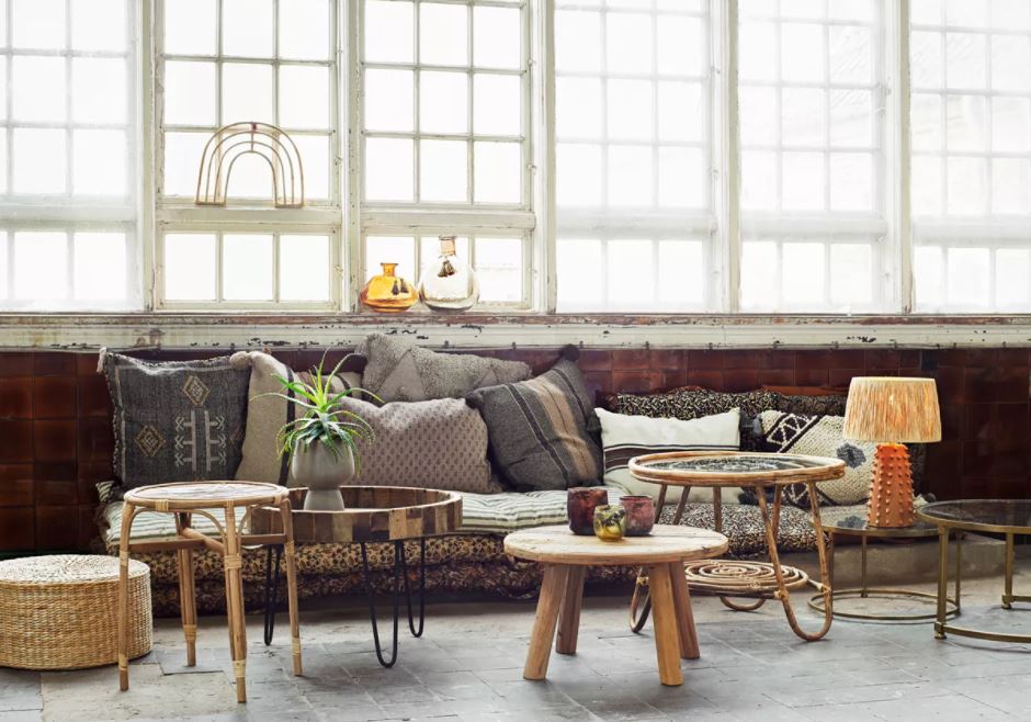 Stolik boczny 'Wooden Coffee Table' - Naturalny