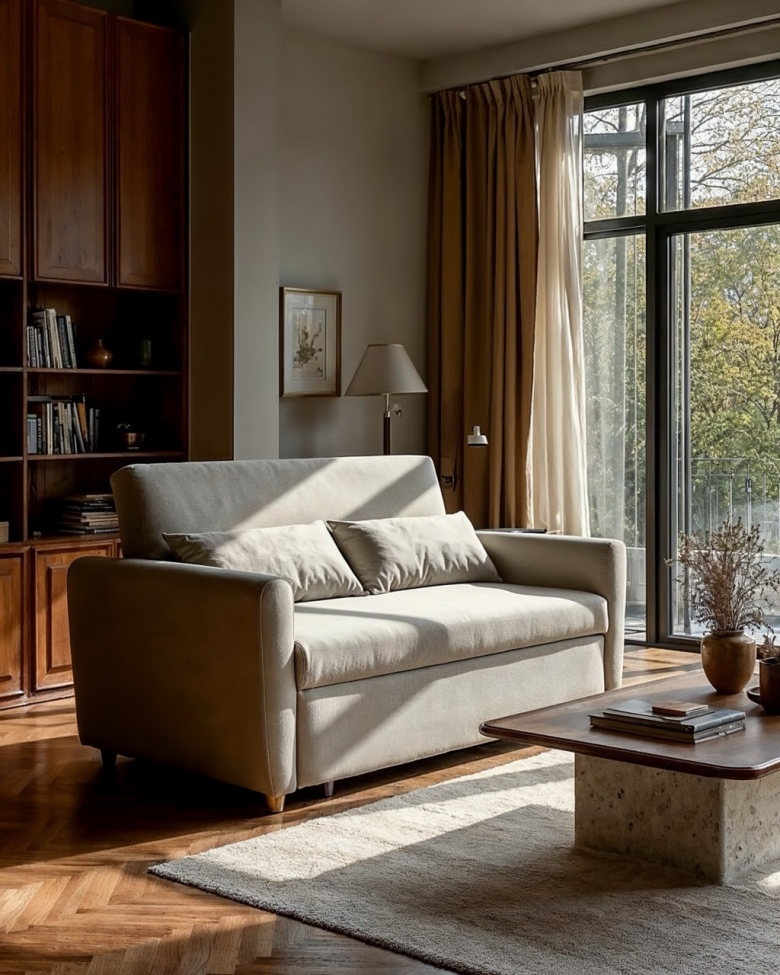 Fotel do spania 'San Francisco' - Beżowy