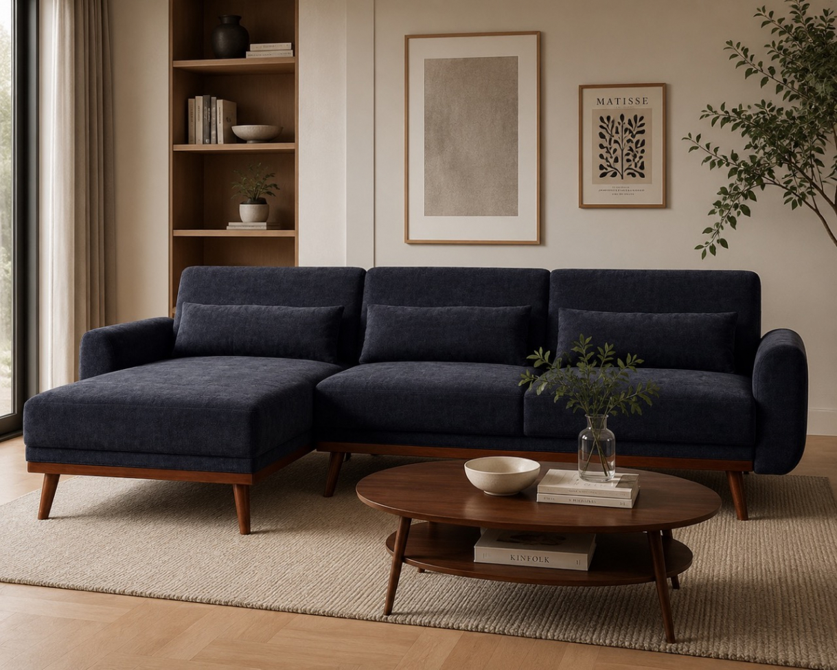 Sofa z funkcją spania 'Texas' - Ciemnoszary