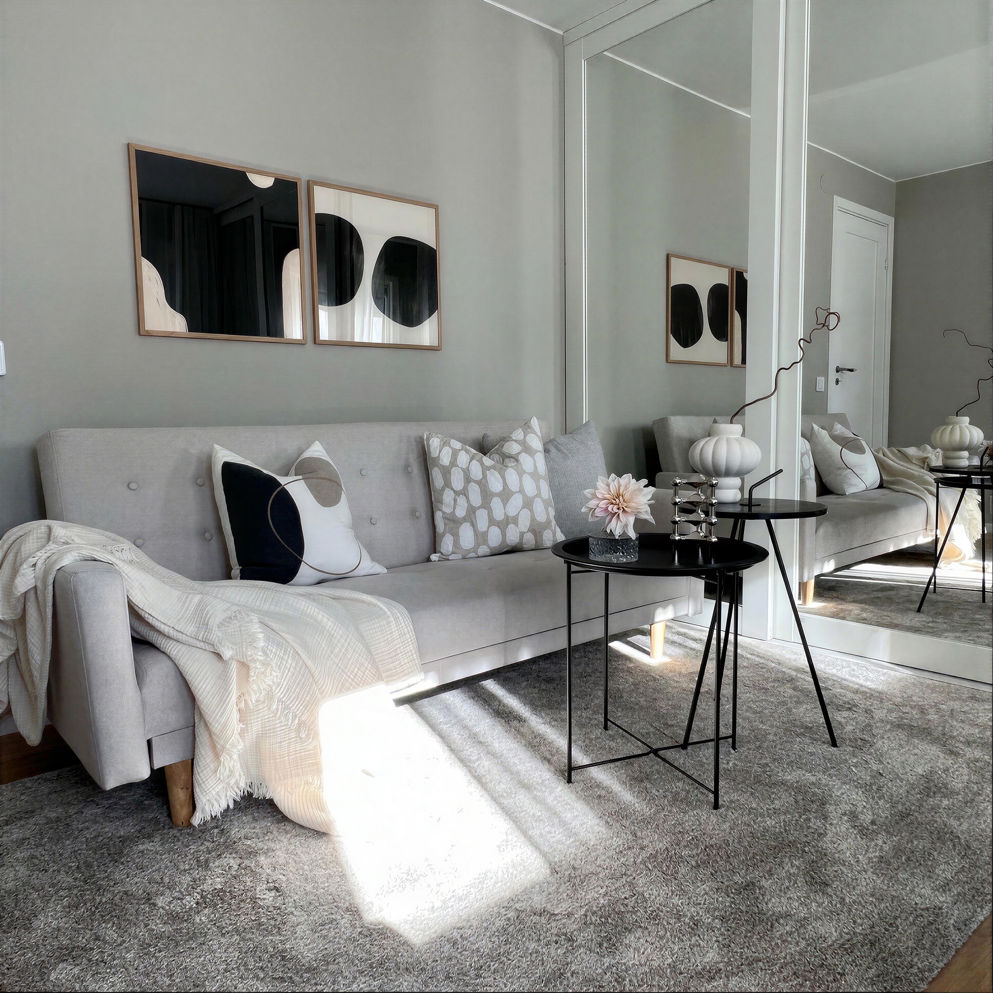 Sofa z funkcją spania 'Eukalyptus' - Beżowy