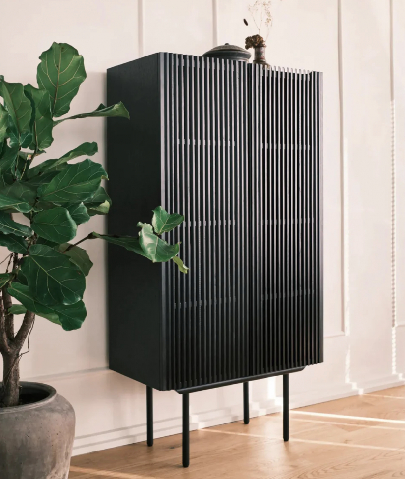 Wysoki stolik 'Louvre' - Czarny