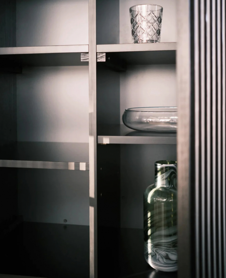 Wysoki stolik 'Louvre' - Czarny