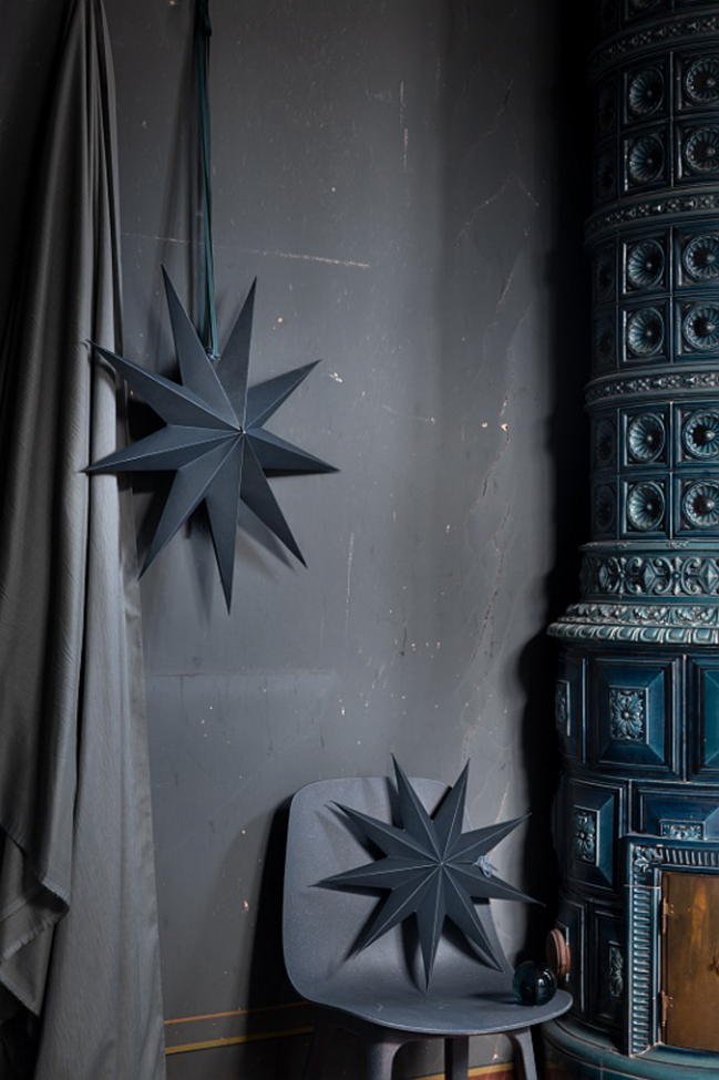 Gwiazda adwentowa 'Boris' - Ciemnoszary