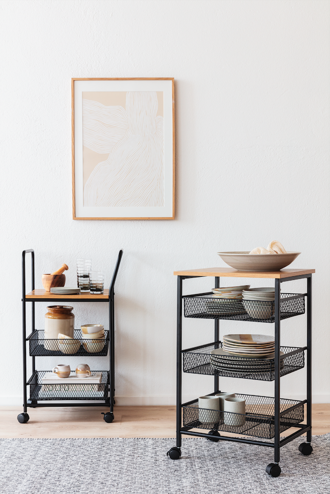 Dywan 'Cozy Luxury' 60x90cm - Szary/Biały